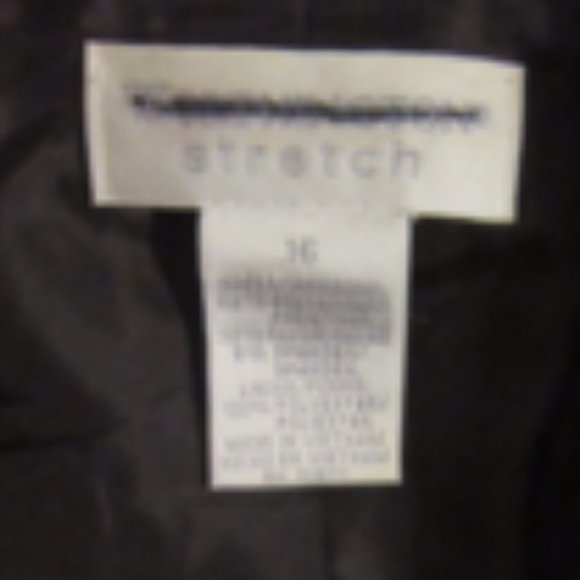 Worthington Suit Blazer Maroon Size 16 Imported Modern Tailored Design MSRP $70. - Picture 12 of 12